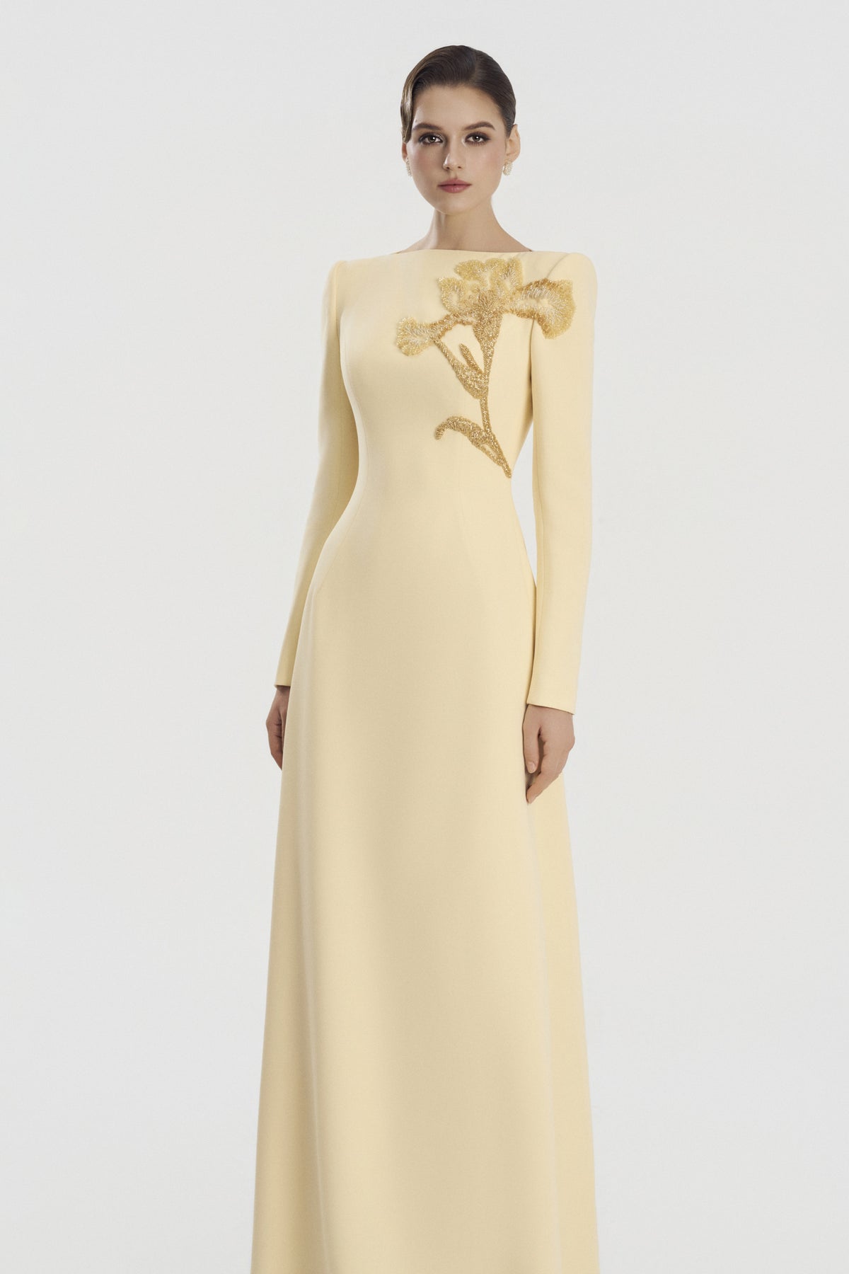 Edeline Boat Neck Maxi Dress