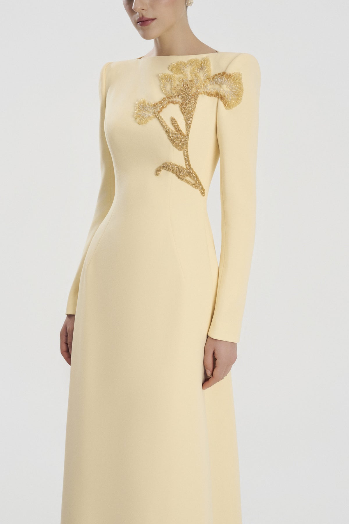 Edeline Boat Neck Maxi Dress