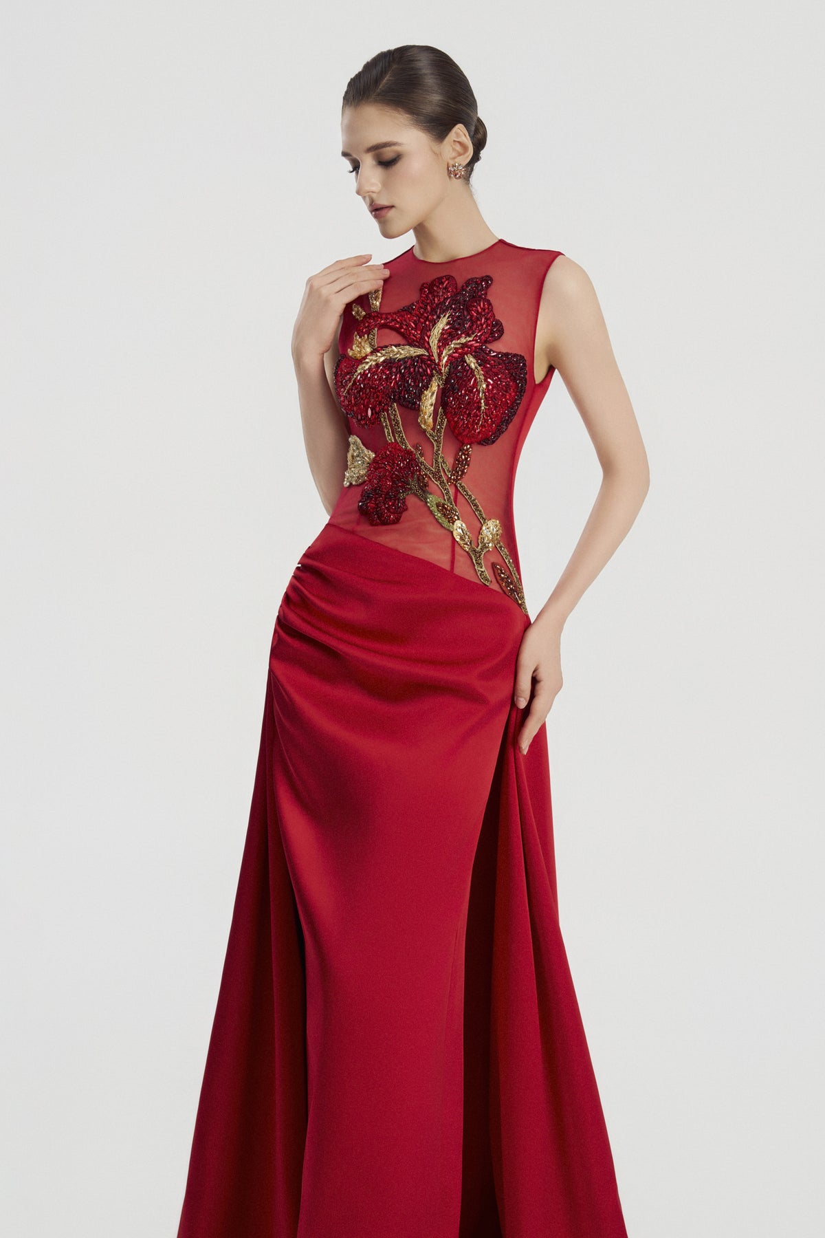Florentine Applique Maxi Dress