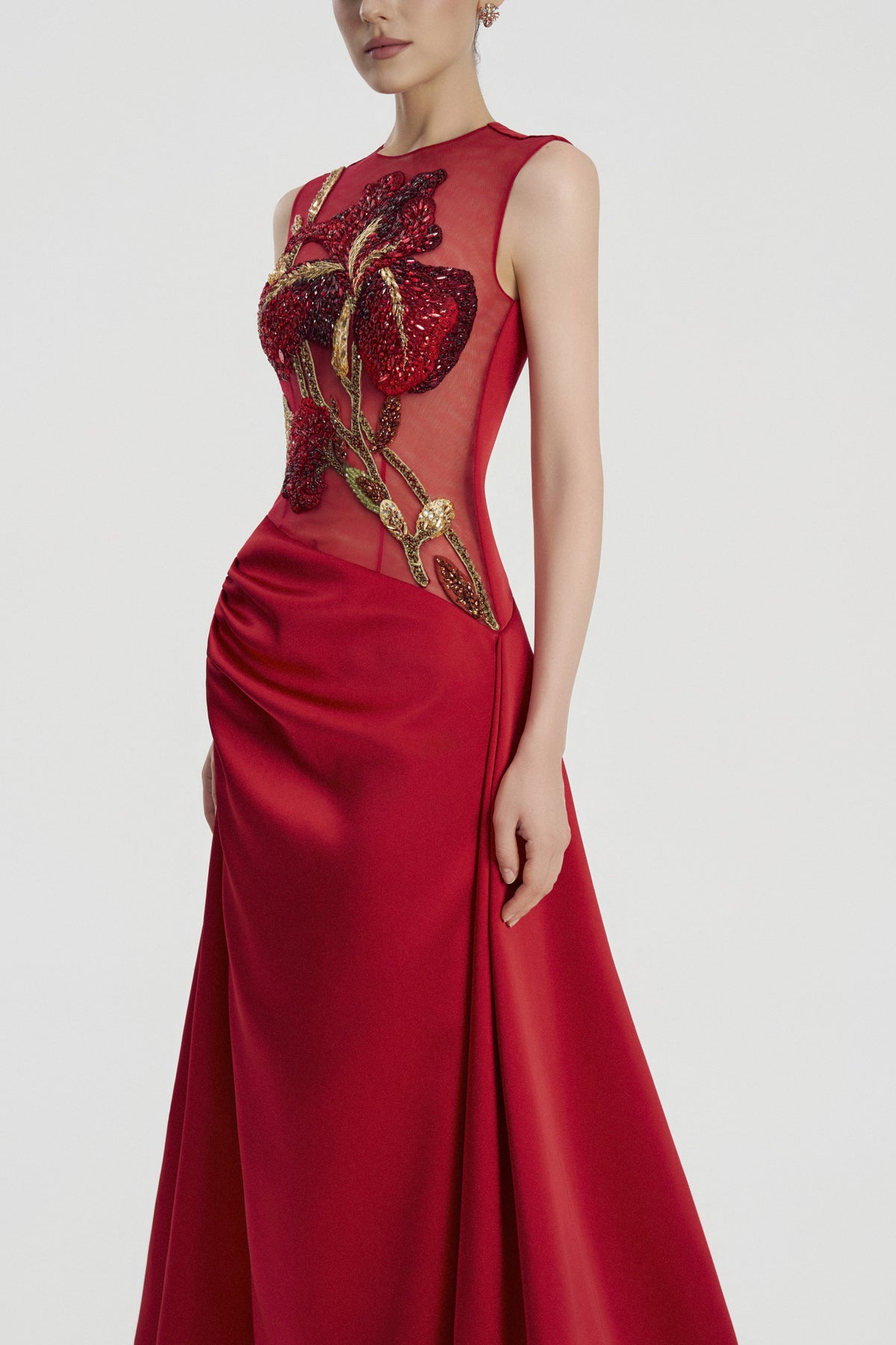 Florentine Applique Maxi Dress
