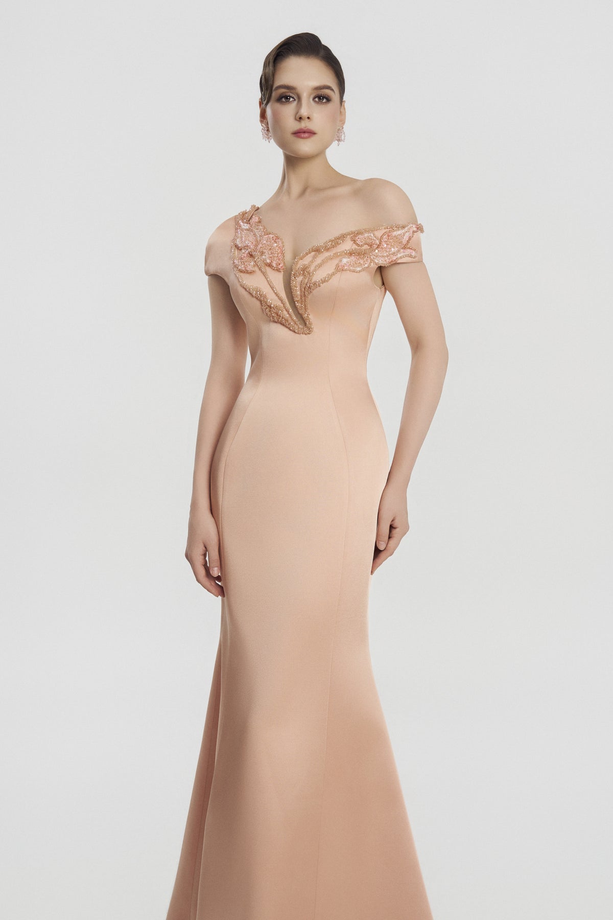 Amarante Mermaid Maxi Dress