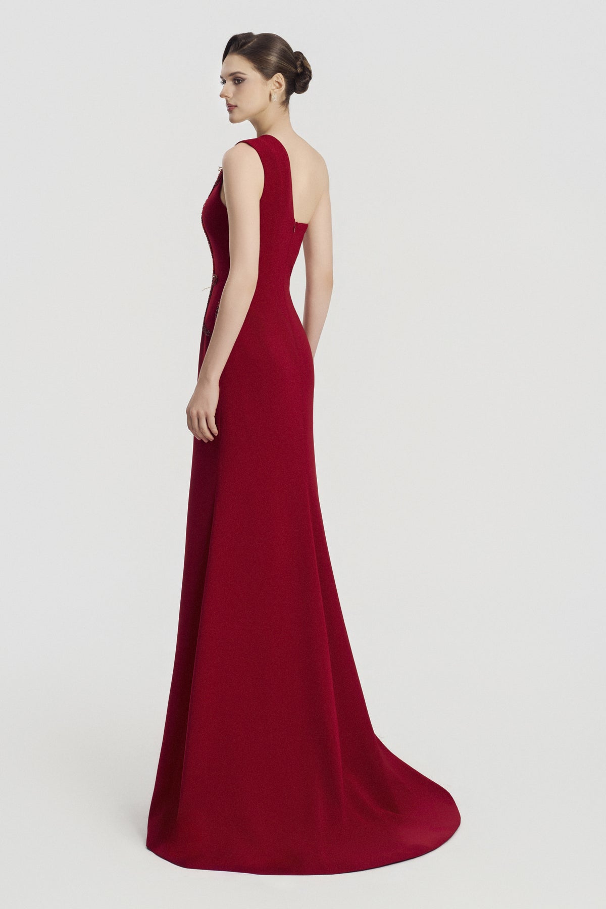 Roselle One Shoulder Maxi Dress