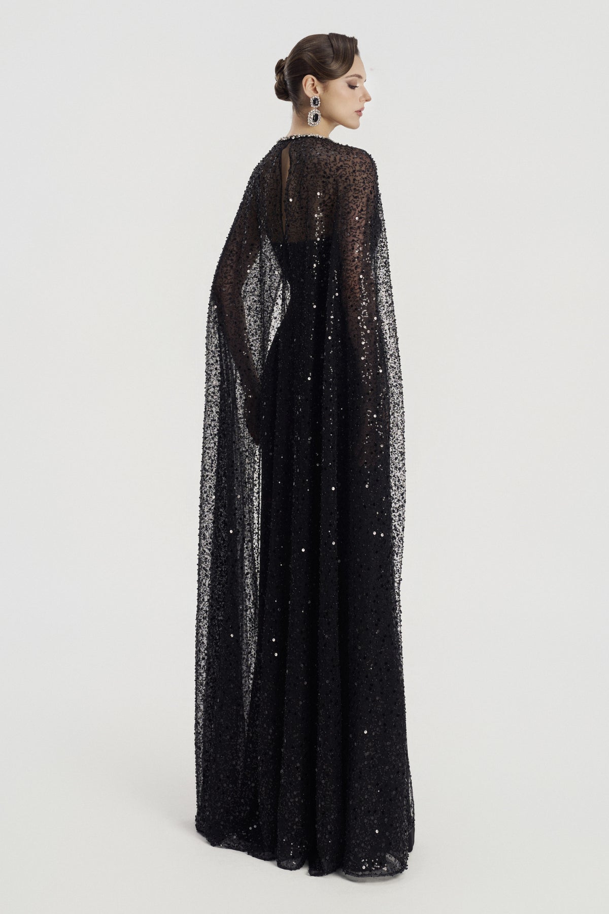 Amarielle Cape Sleeve Maxi Dress