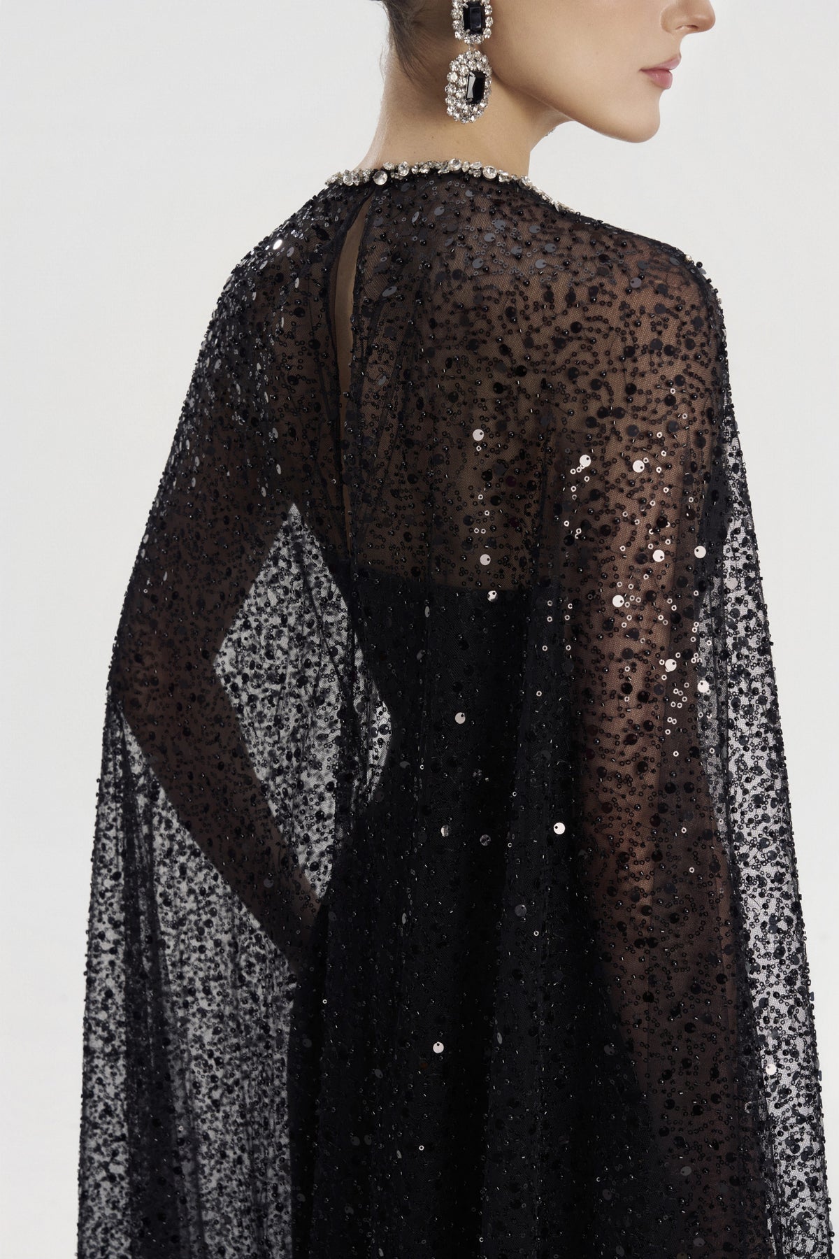 Amarielle Cape Sleeve Maxi Dress
