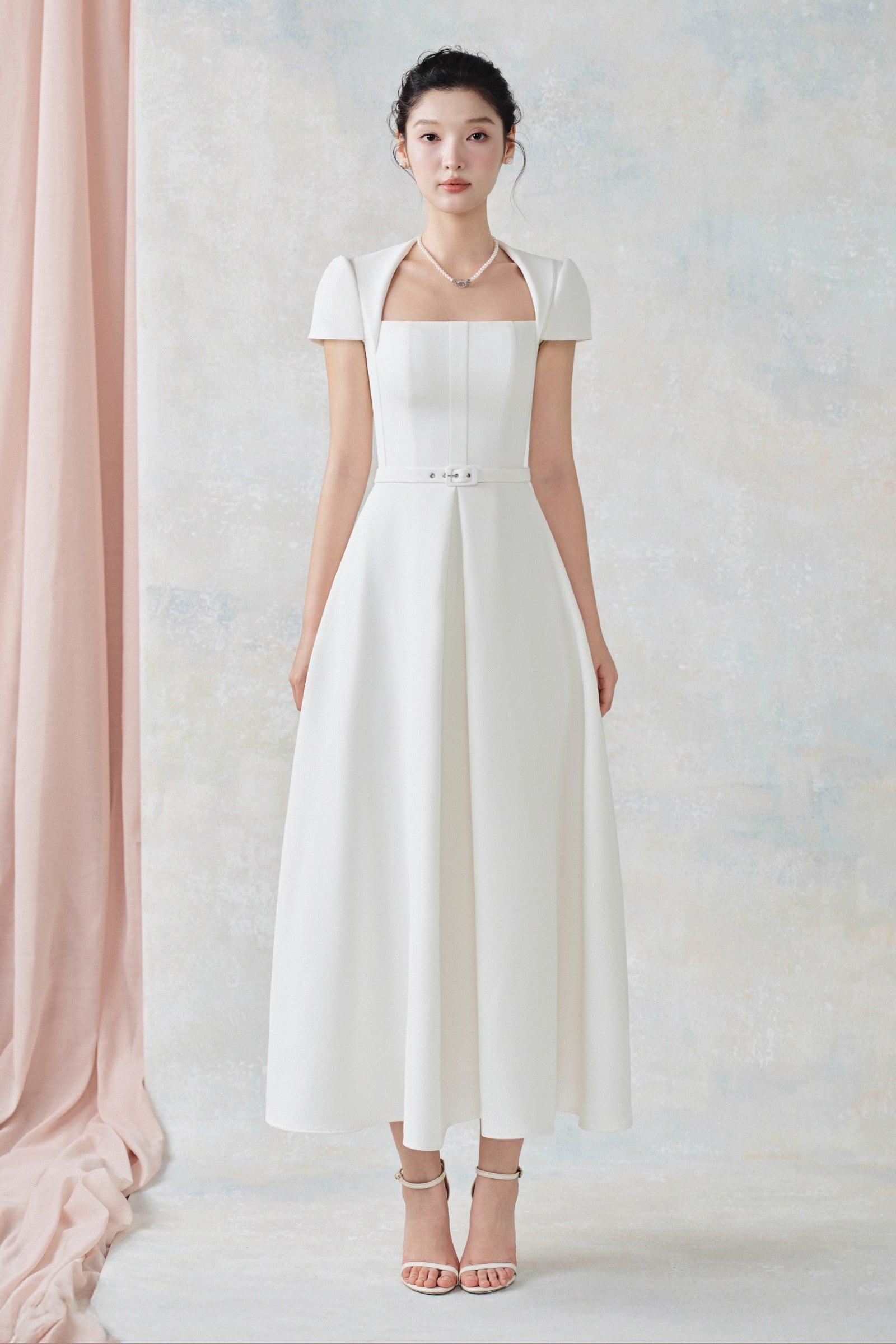 Tulie Trapeze Neck Midi Dress - MEAN BLVD