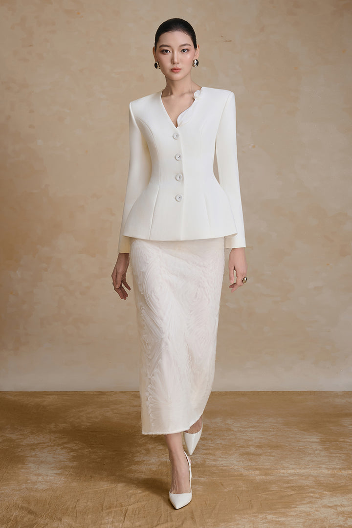 Tulip Straight Tulle Skirt - MEAN BLVD