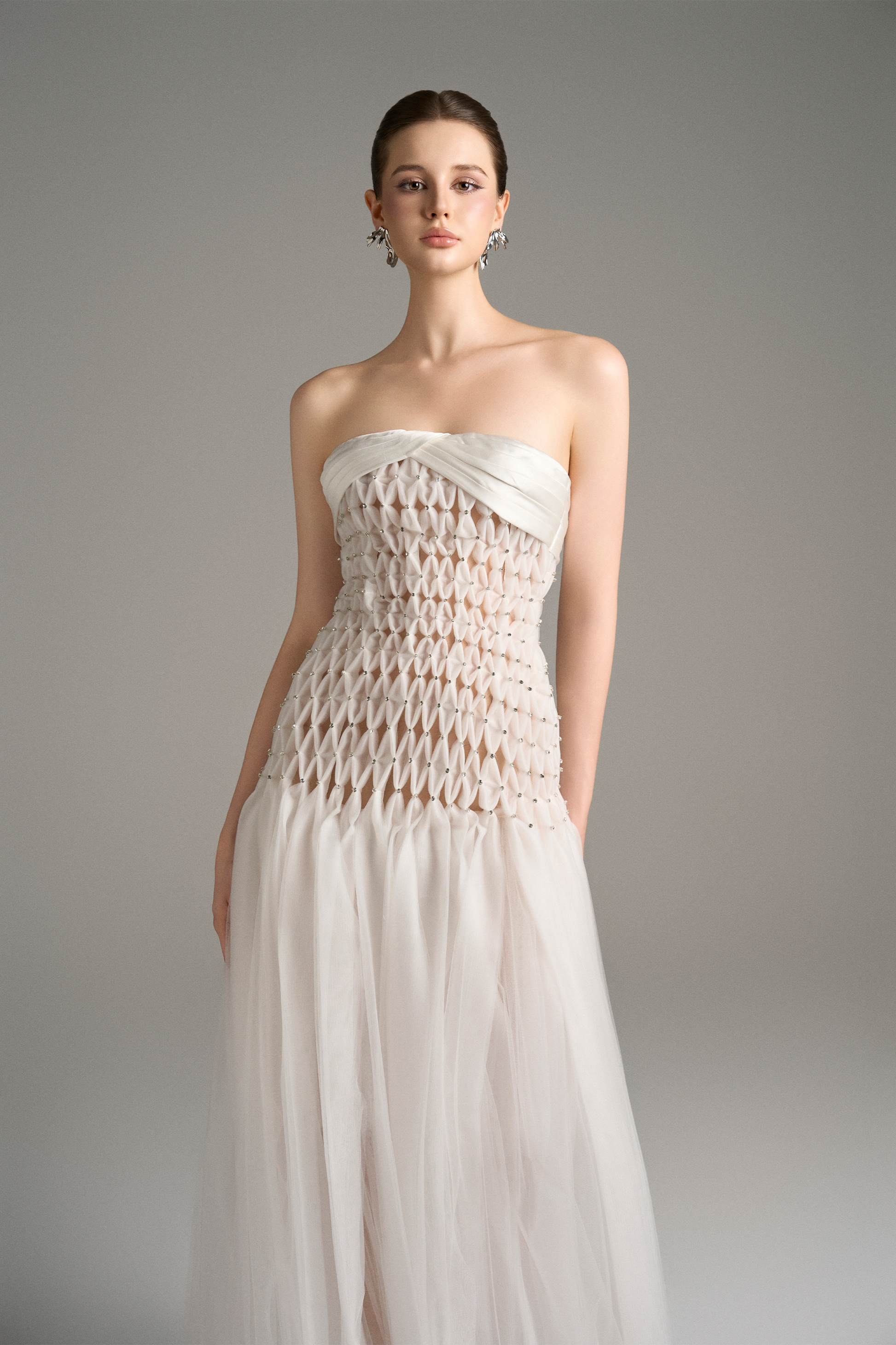 Tuscany Strapless Drop Waist Maxi Dress 3