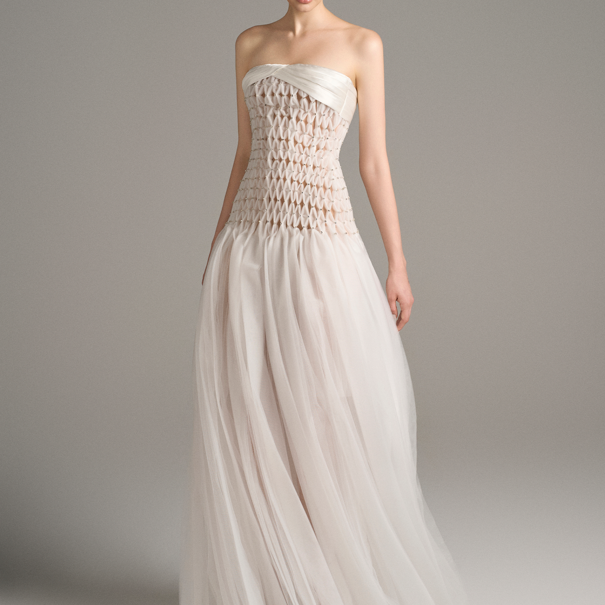 Tuscany Strapless Drop Waist Maxi Dress 4