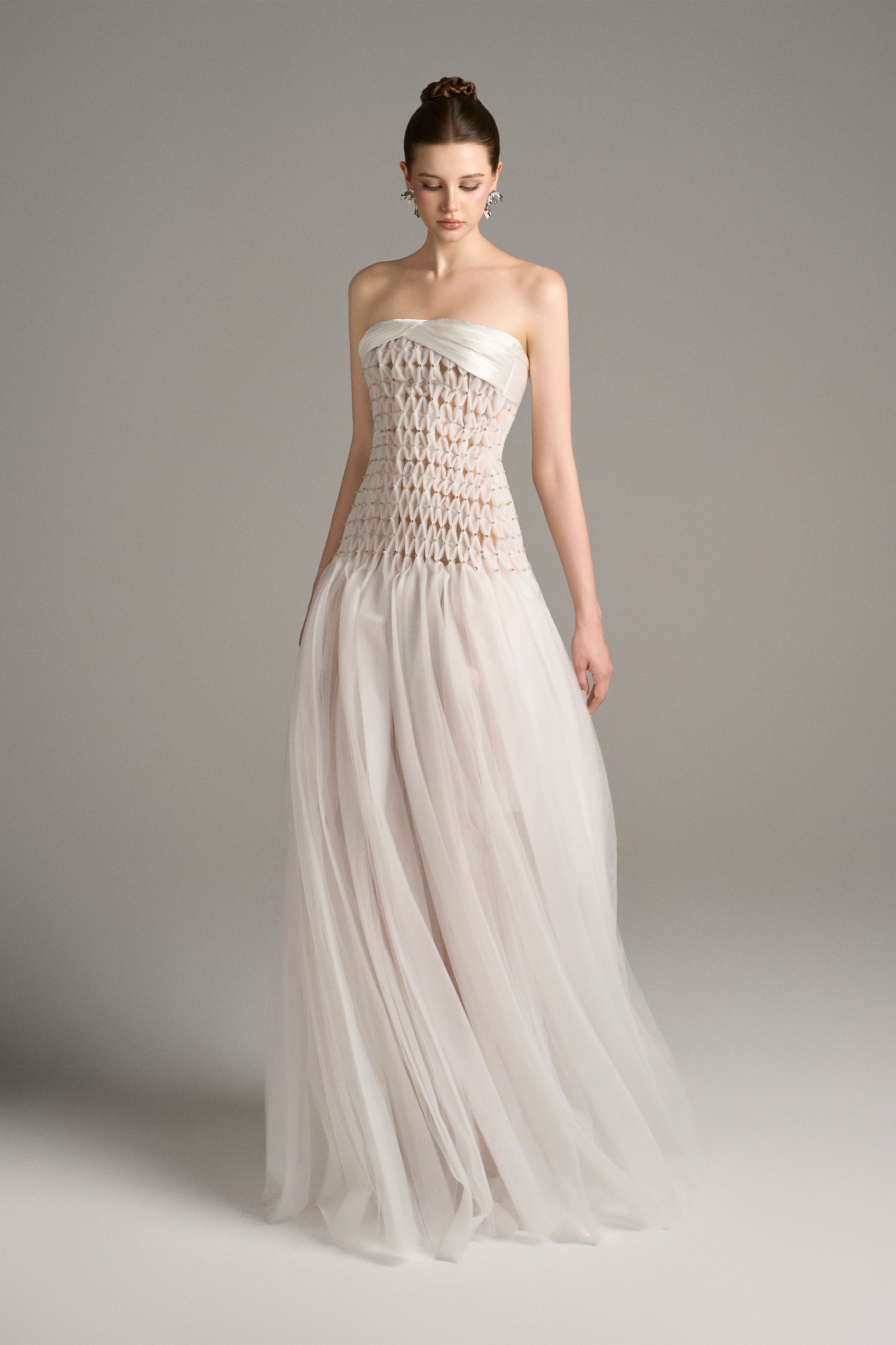 Tuscany Strapless Drop Waist Maxi Dress 4