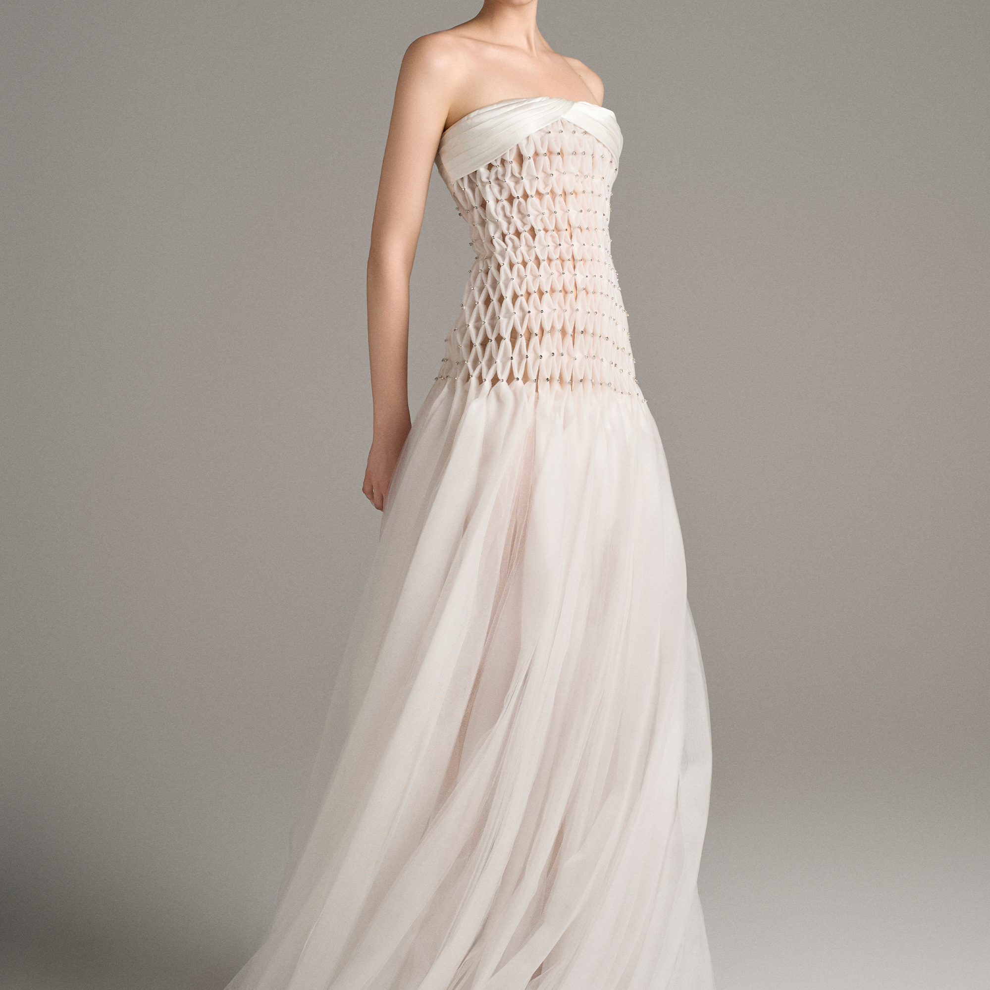 Tuscany Strapless Drop Waist Maxi Dress