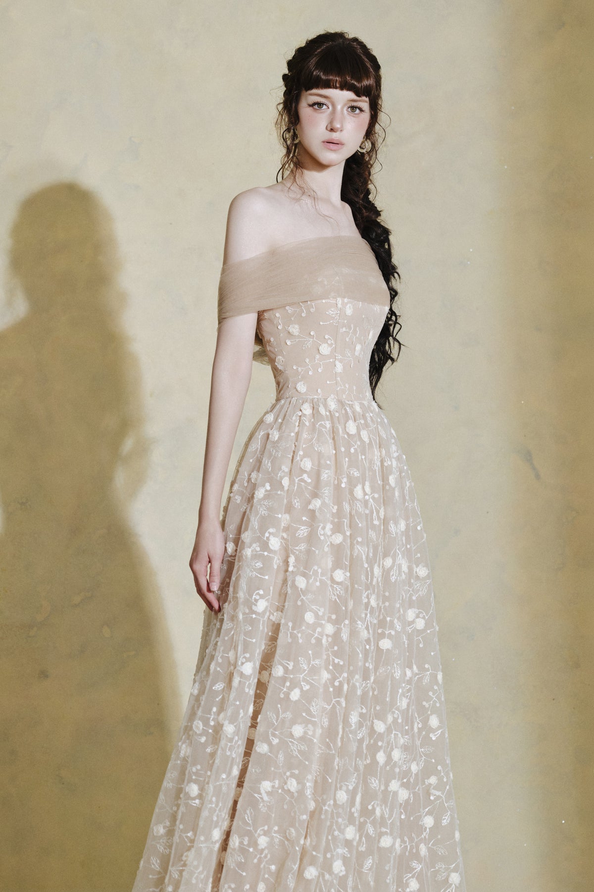 Aurora Off-Shoulder Maxi Dress