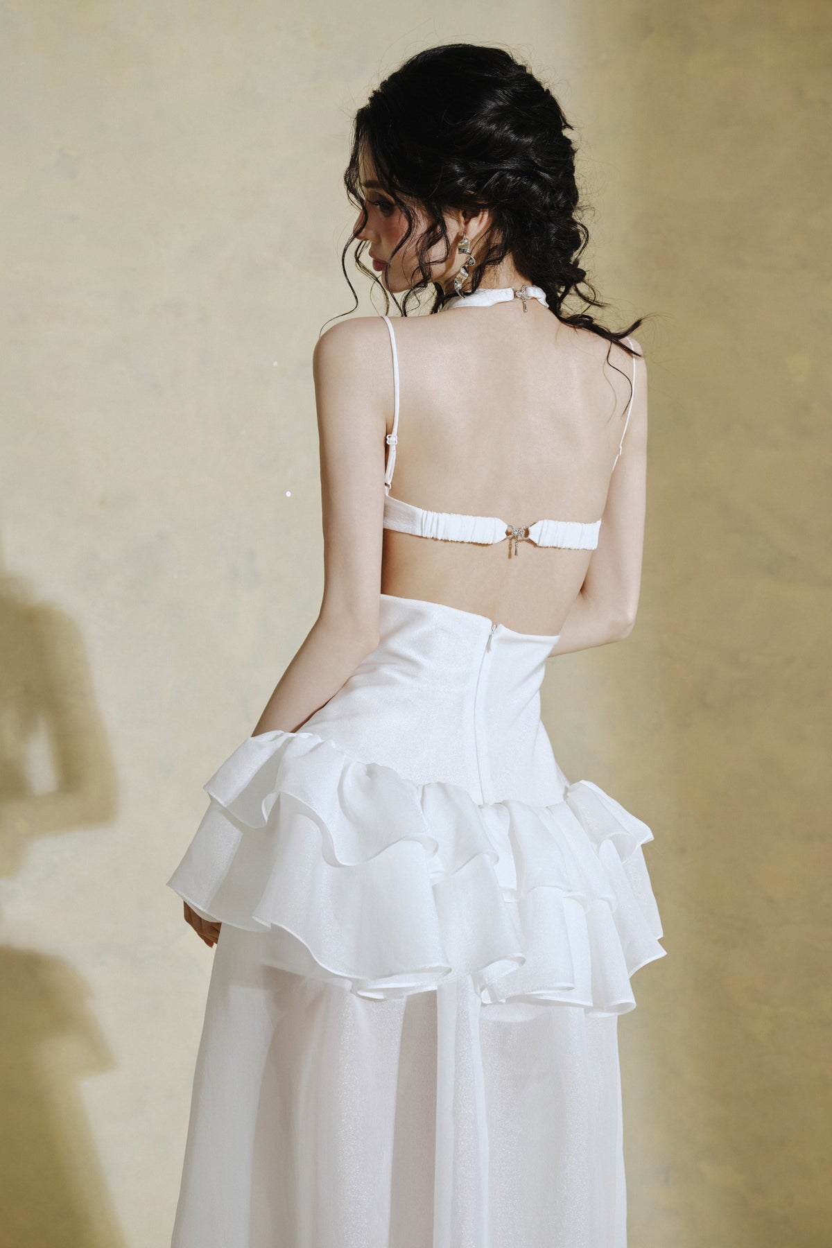 Liora Asymmetric Midi Dress