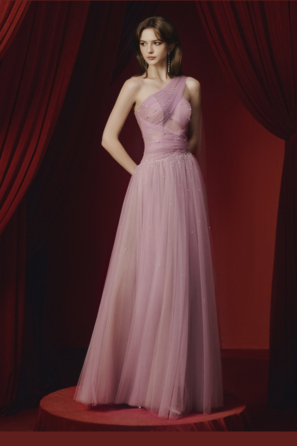 Clara One Shoulder Maxi Dress