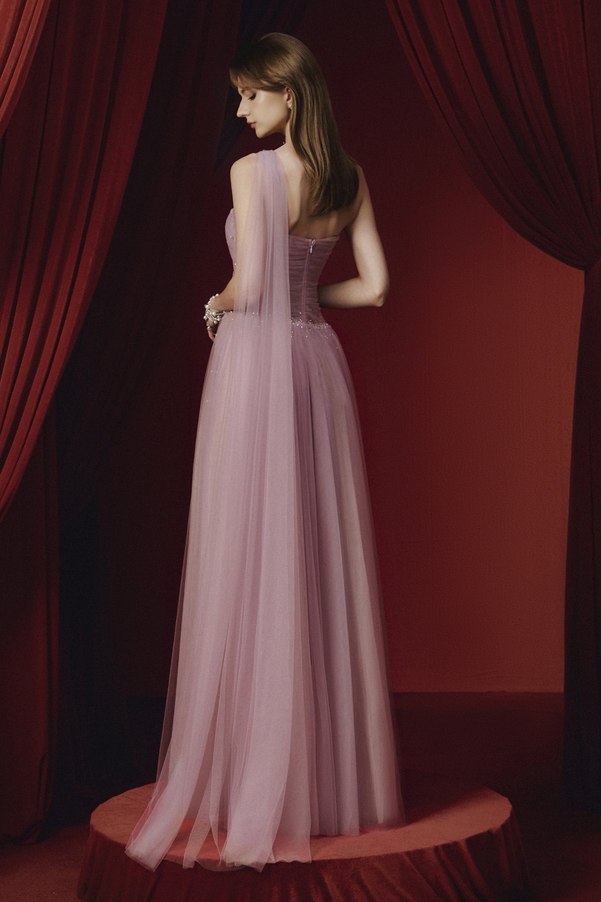 Clara One Shoulder Maxi Dress
