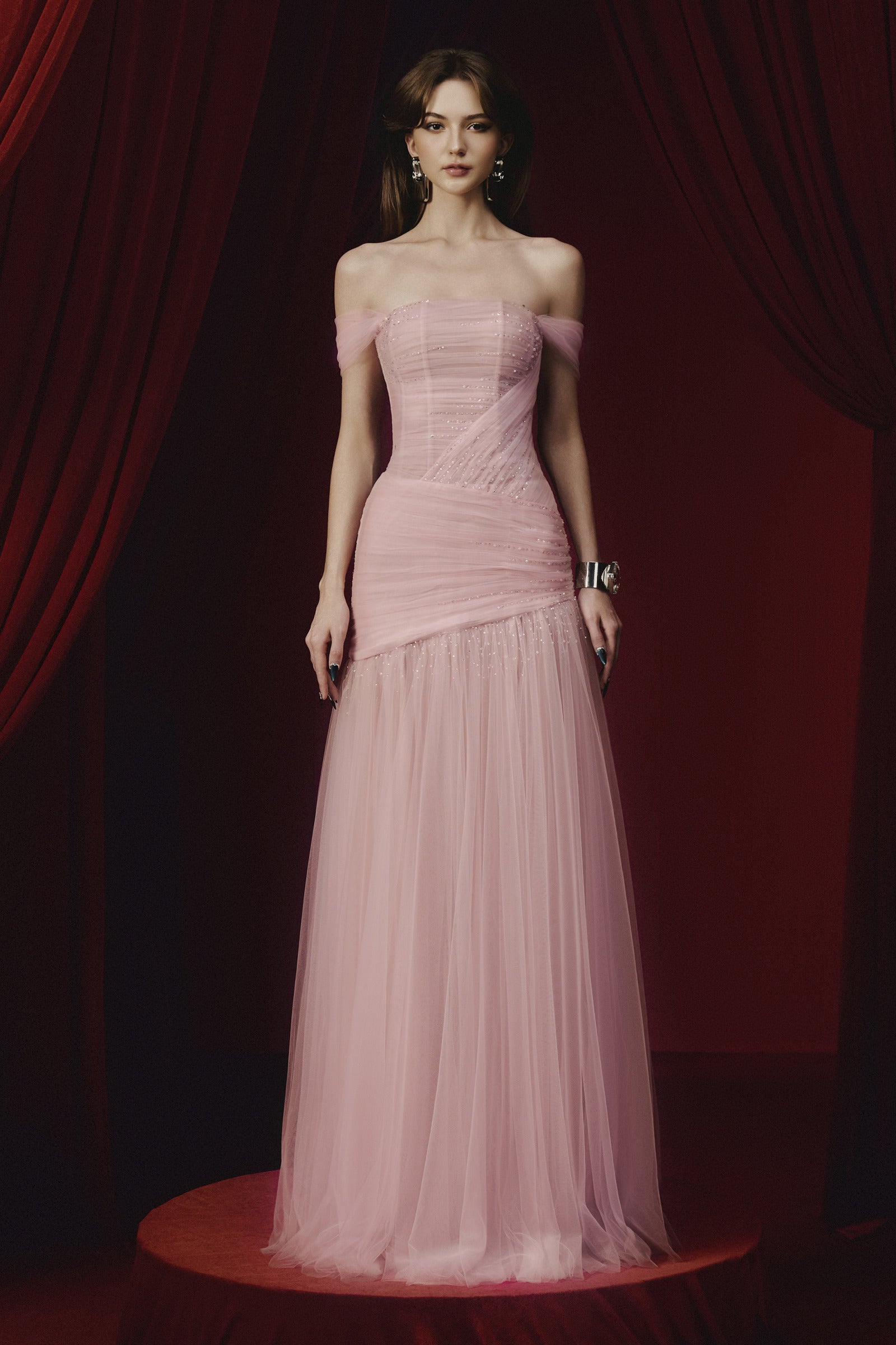 Ayla Off-Shoulder Maxi Dress