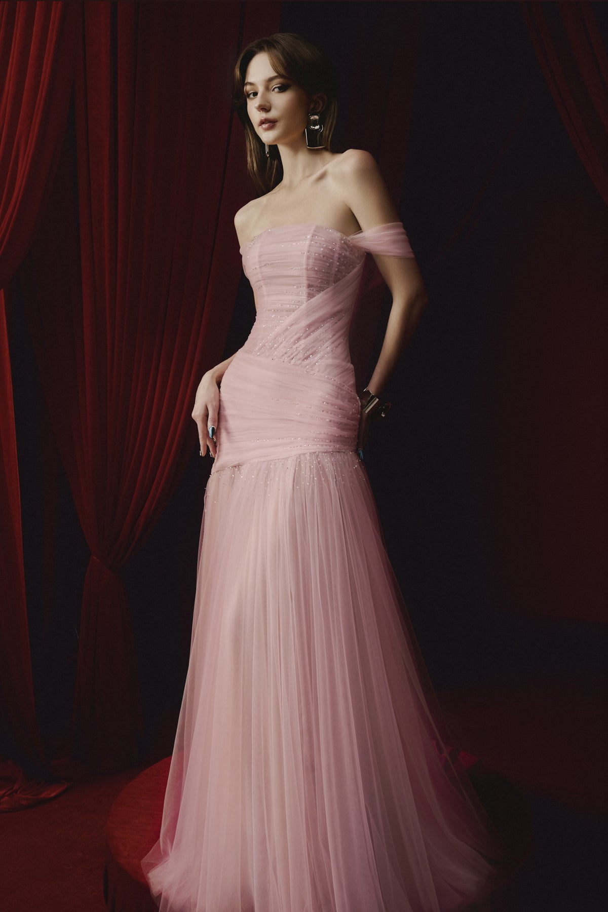 Ayla Off-Shoulder Maxi Dress