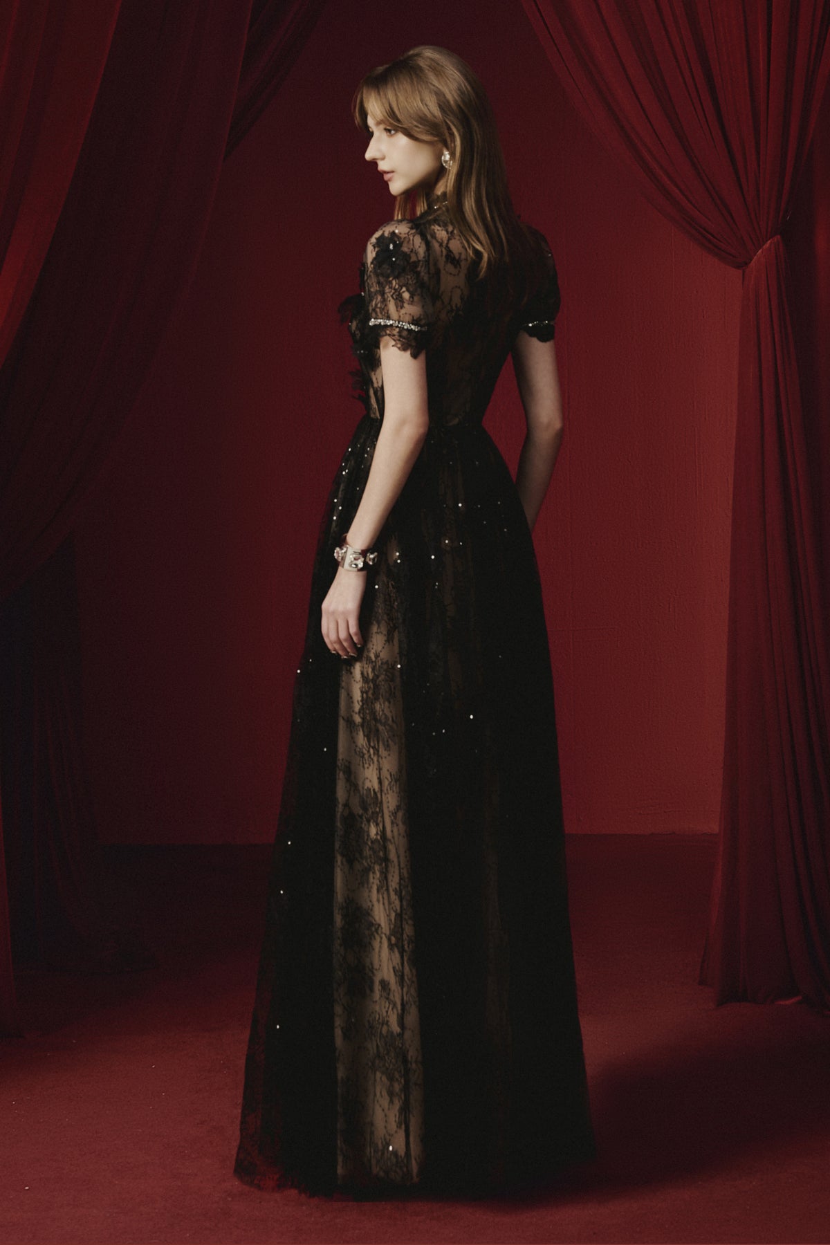 Yedda Puff Sleeve Maxi Dress