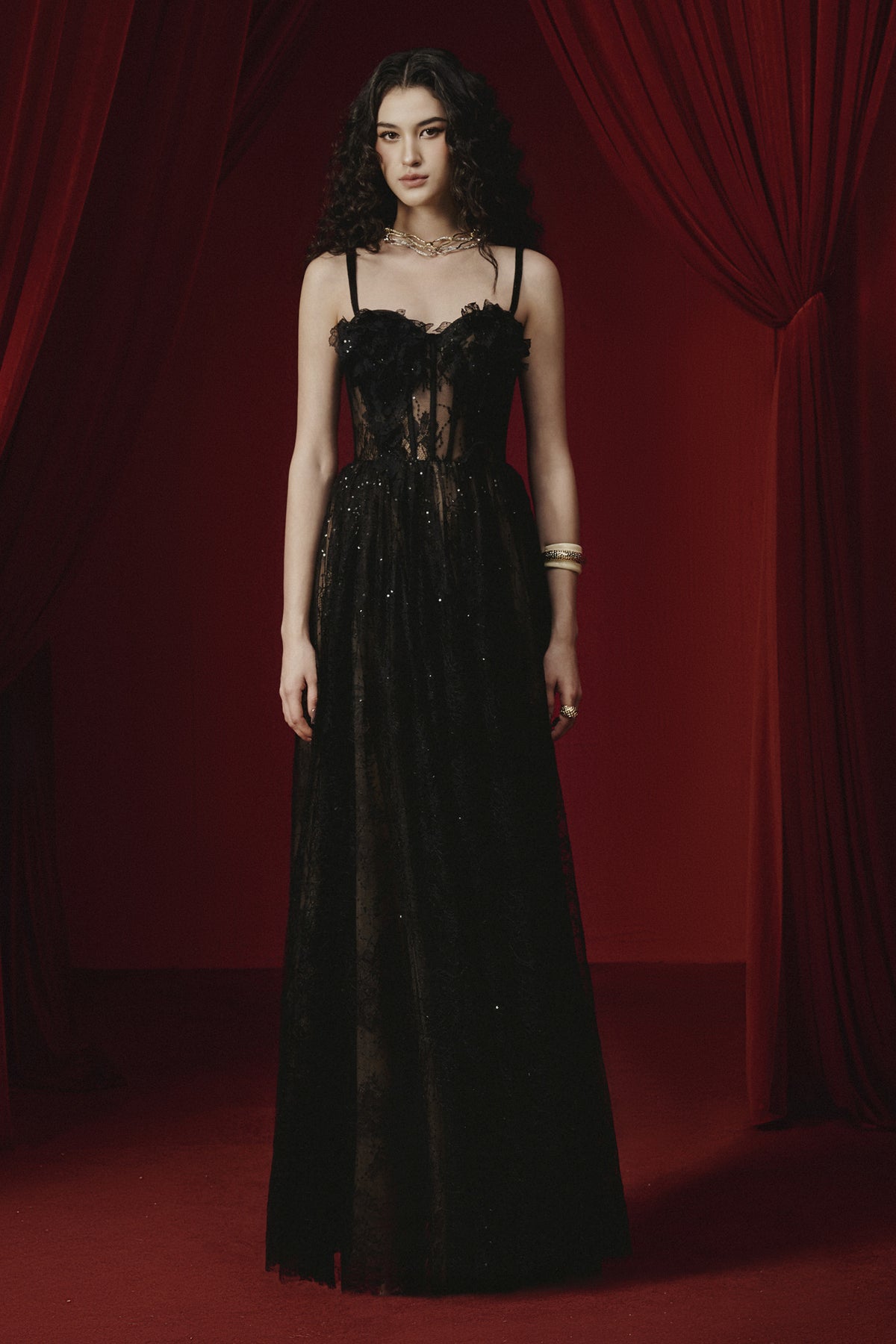 Calla Sweetheart Maxi Dress