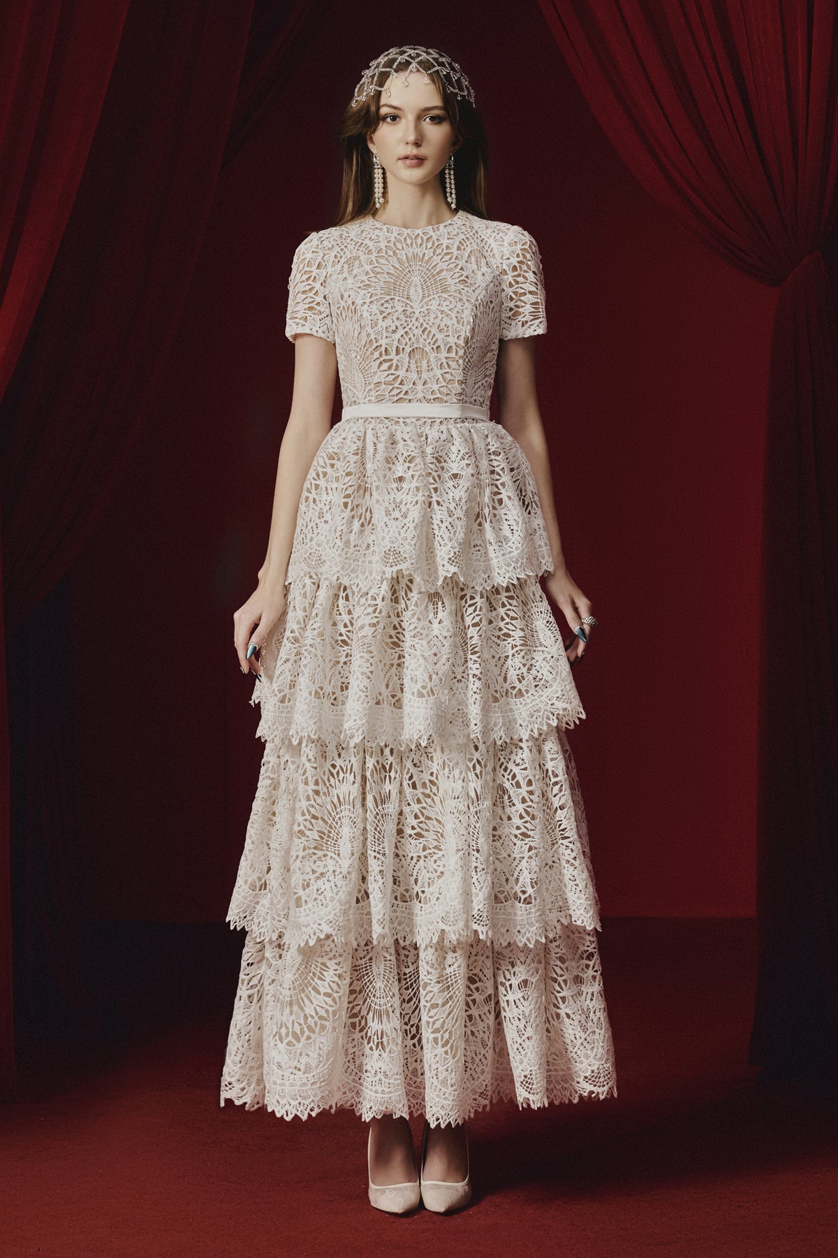 Rella Lace Maxi Dress
