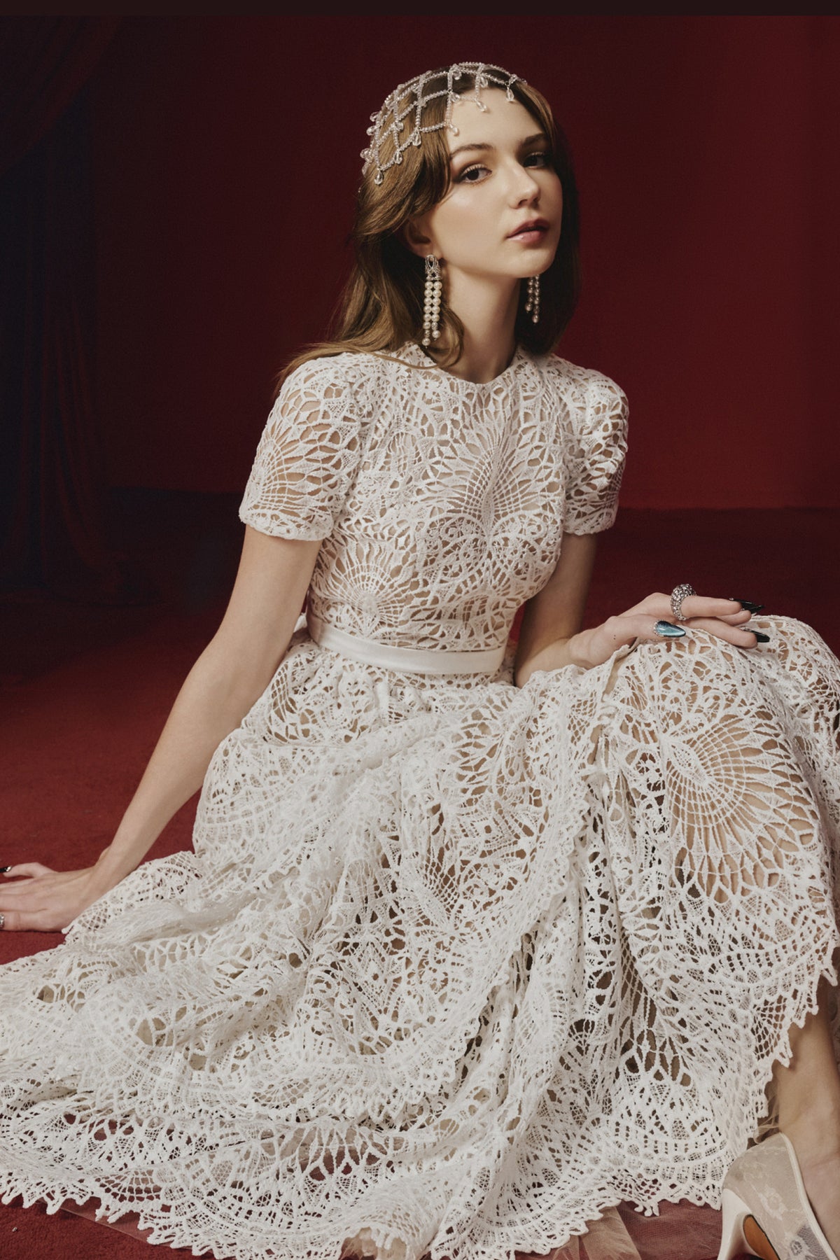 Rella Lace Maxi Dress