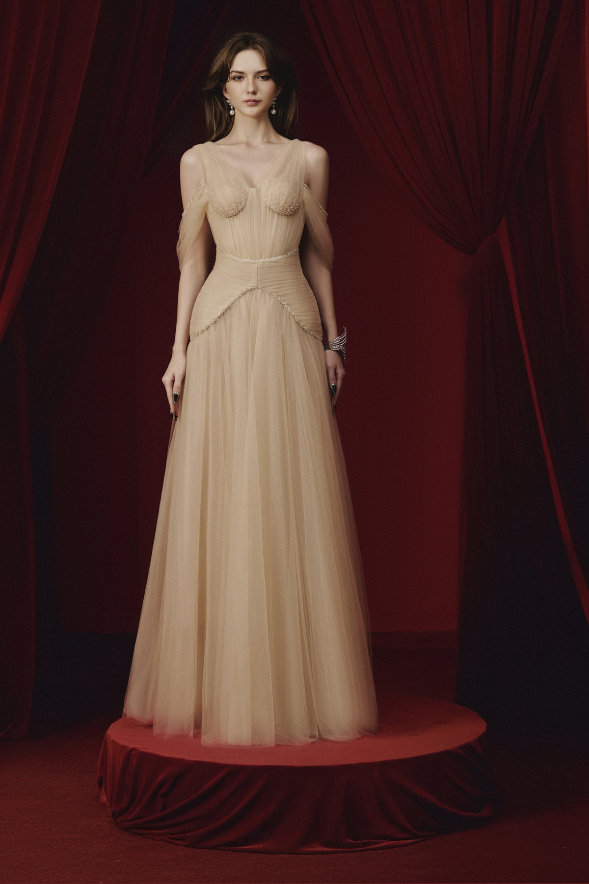 Fairy Ruched Maxi Dress