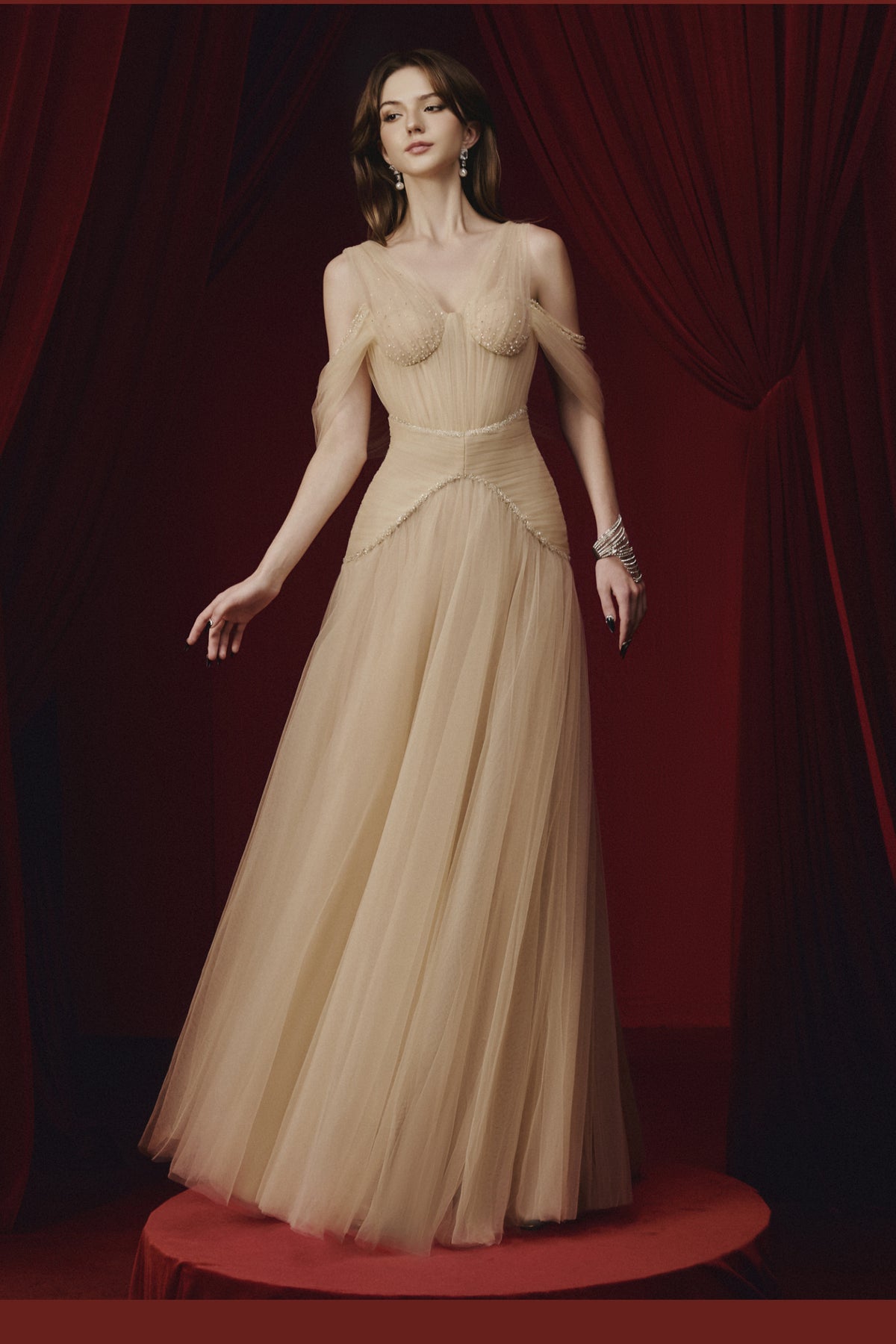 Fairy Ruched Maxi Dress