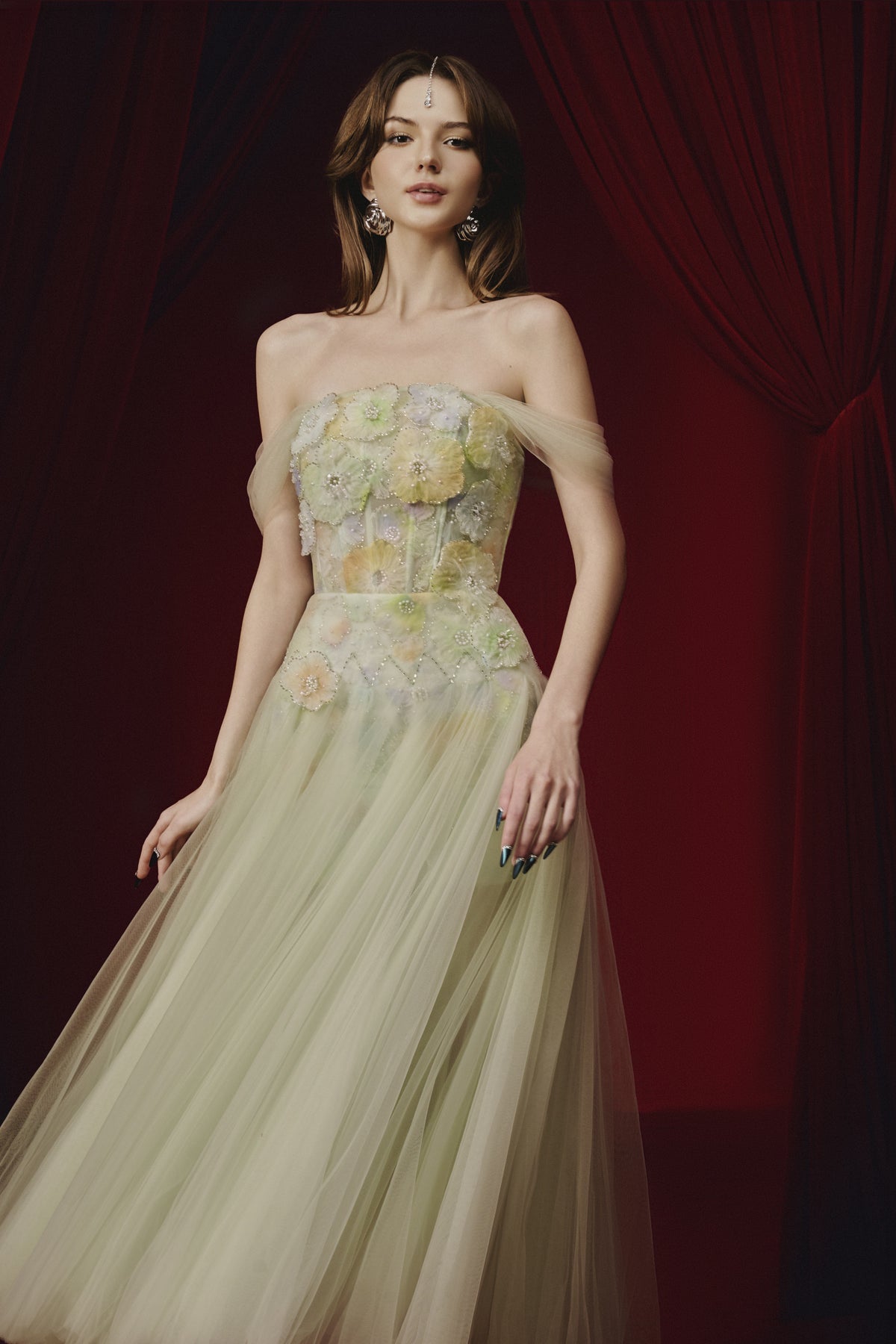 Florence Off-Shoulder Midi Dress