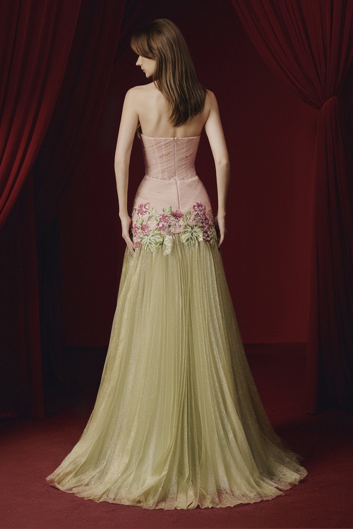 Lotus Halter Maxi Dress