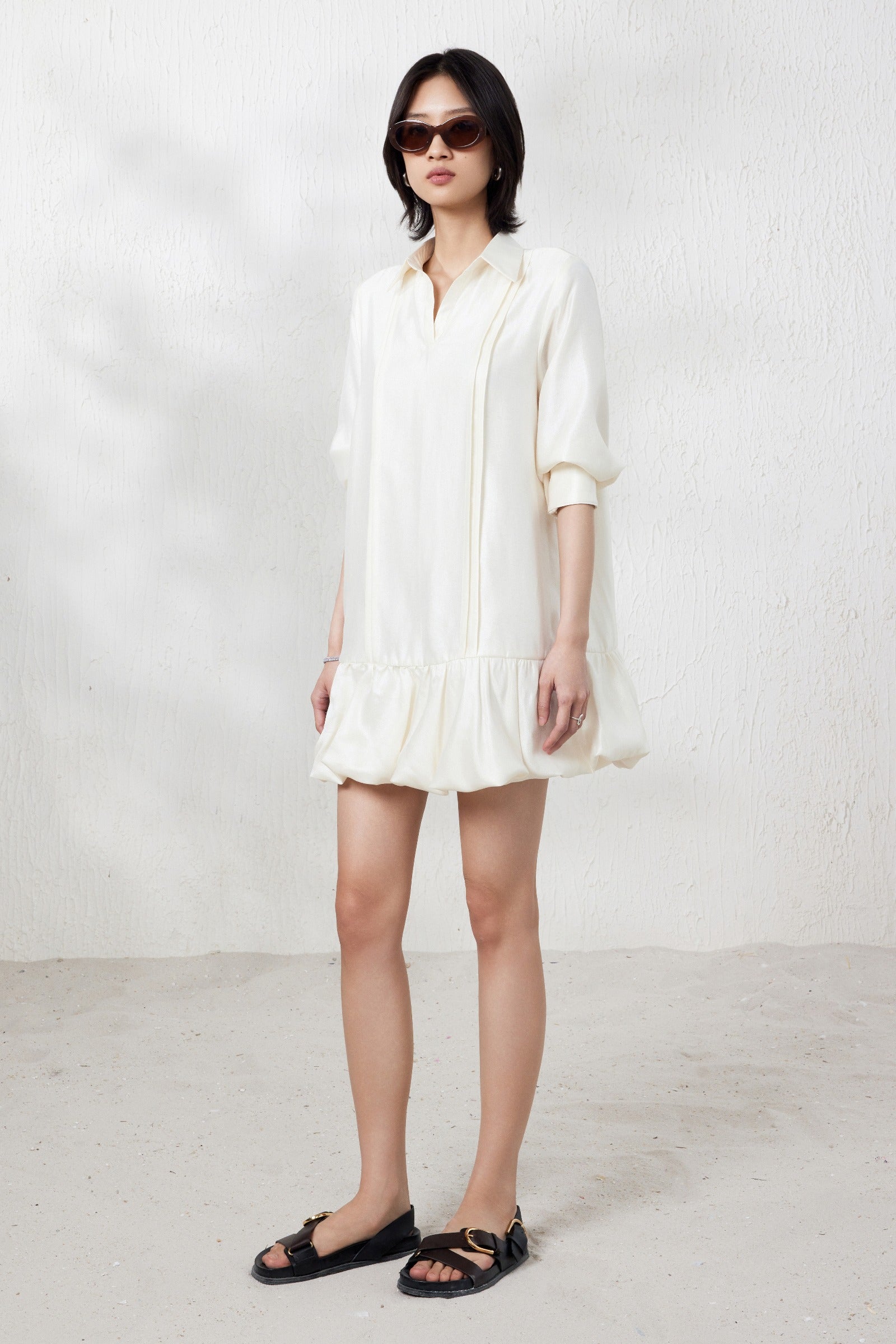 Santana Collared Mini Dress