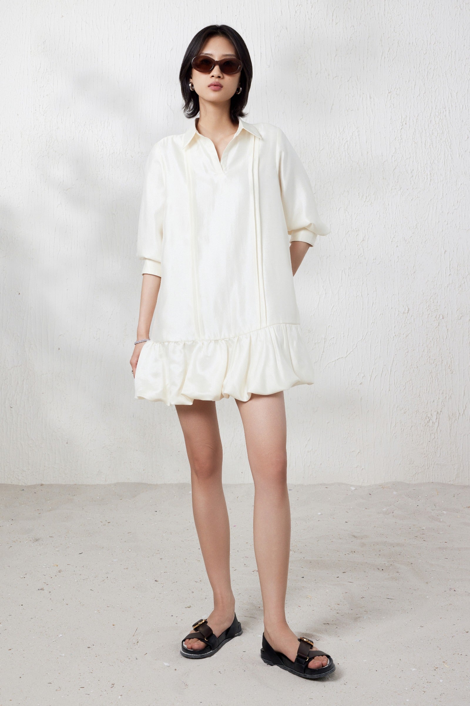 Santana Collared Mini Dress