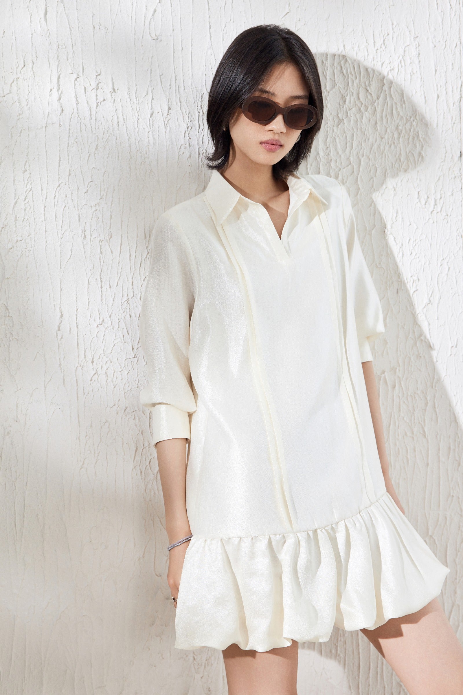 Santana Collared Mini Dress