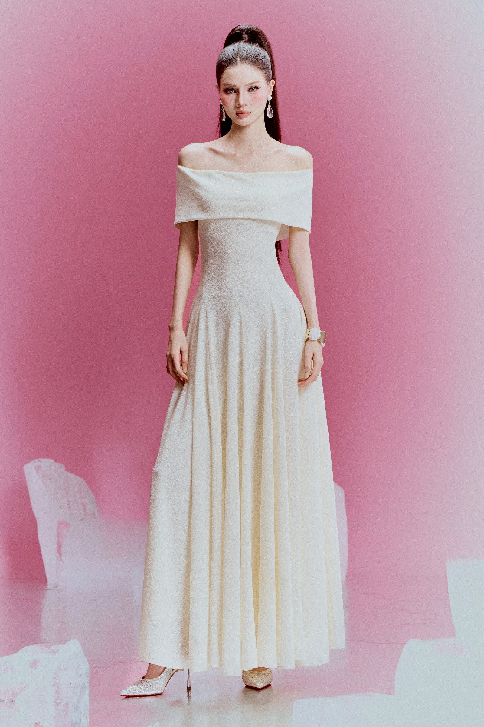 Ivora Off-Shoulder Maxi Dress