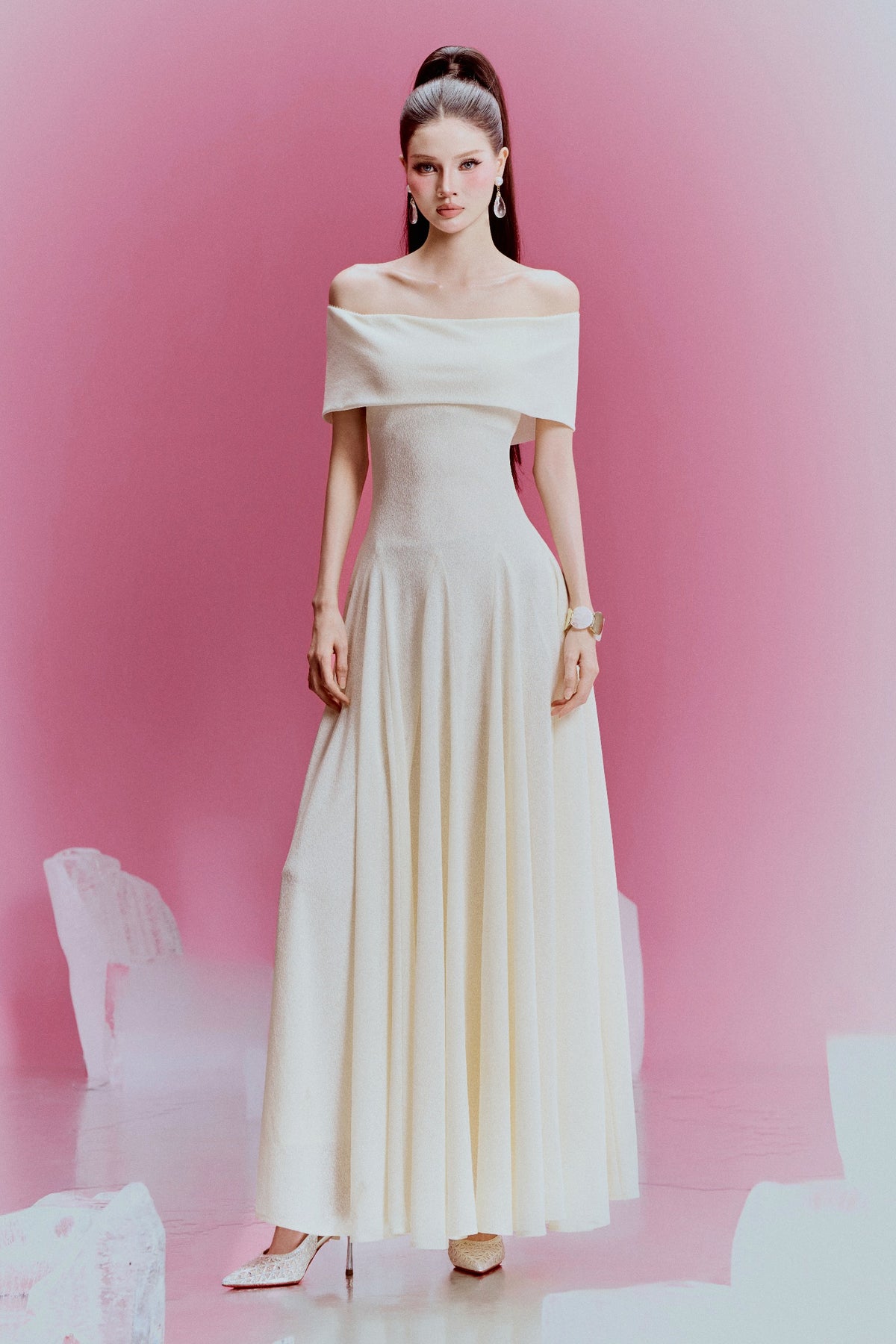 Ivora Off-Shoulder Maxi Dress