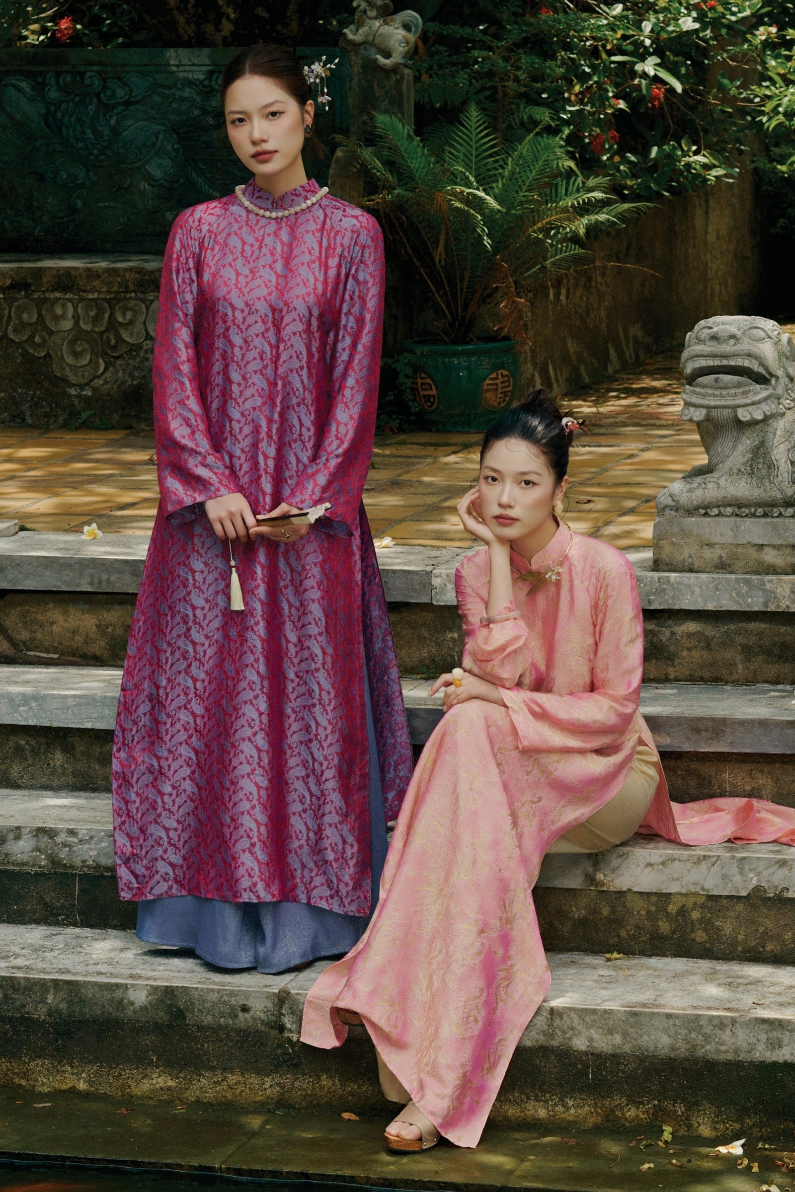 Chau Yen Mandarin Ao Dai Set