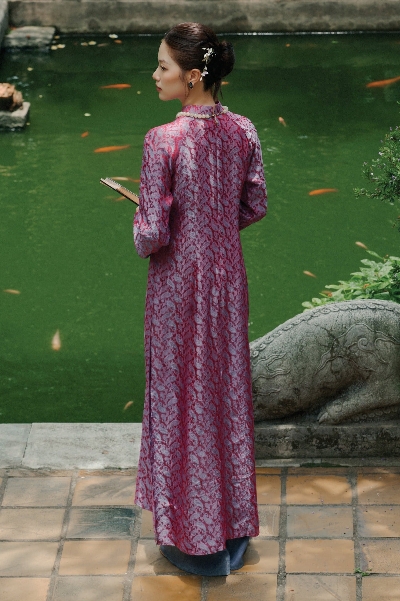 Chau Yen Mandarin Ao Dai Set