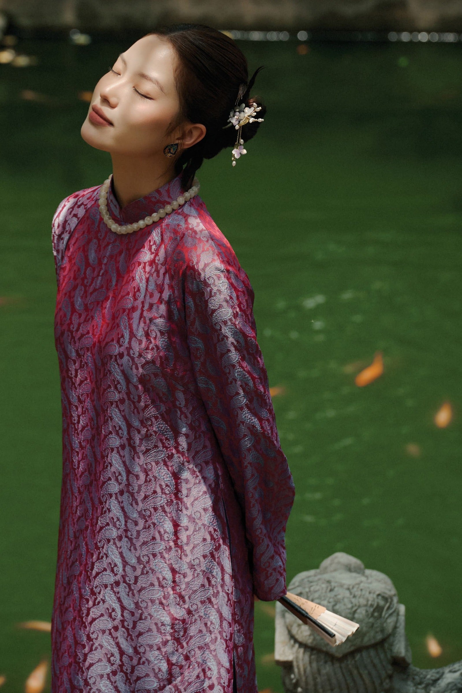 Chau Yen Mandarin Ao Dai Set