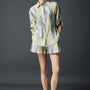 Ruby Straight Side Pocket Linen Mini Shorts
