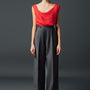 Sage Straight Asymmetric Neck Linen Top