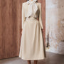 Janken Cropped Patch Pocket Linen Cotton Jacket