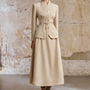 Allure Hourglass V-Neck Linen Cotton Jacket
