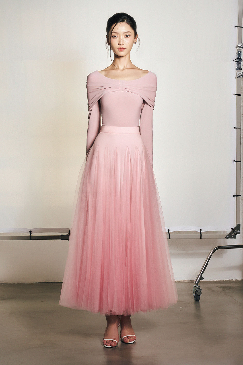 Hayden Bodycon Boat Neck Cotton Top