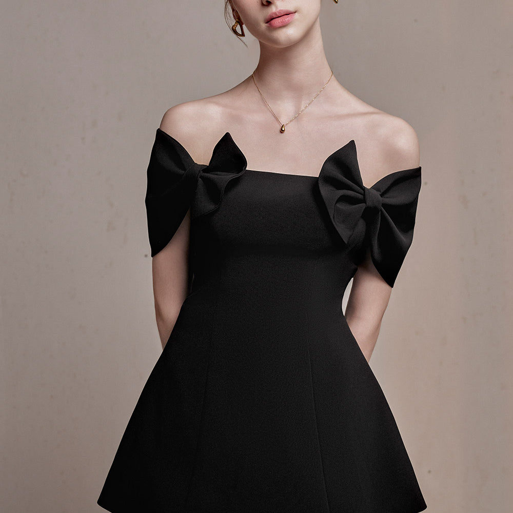 Seren Peplum Off-Shoulder Spandex Homespun Top