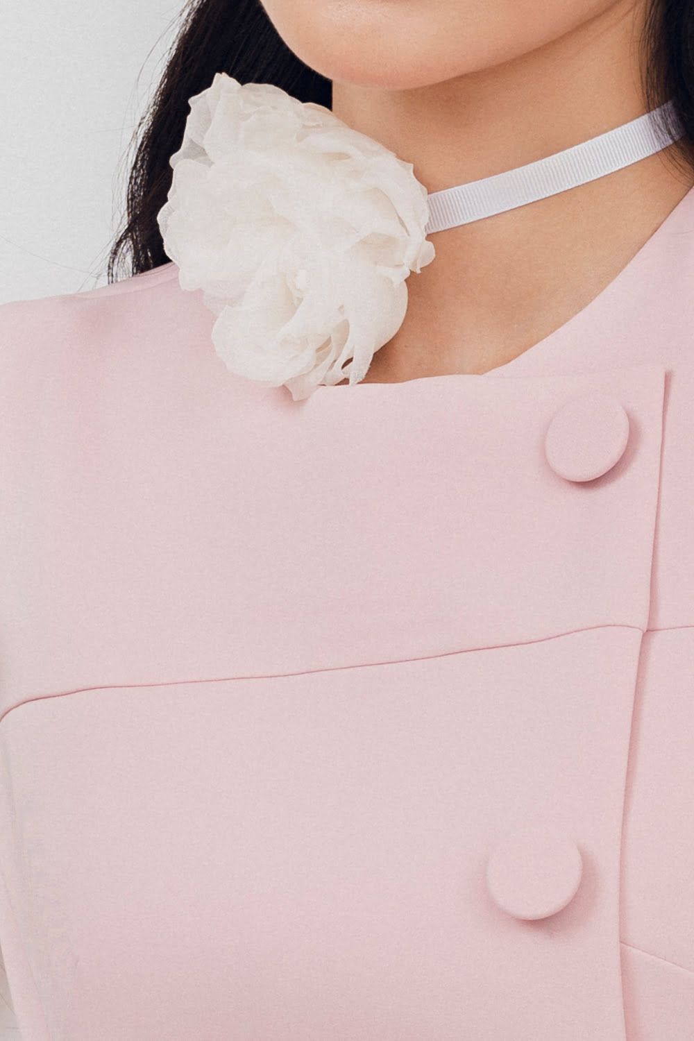 Crystal Rose Flower Applique Organza Accessories