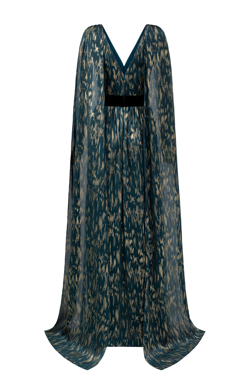 Caela Pleated Maxi Dress