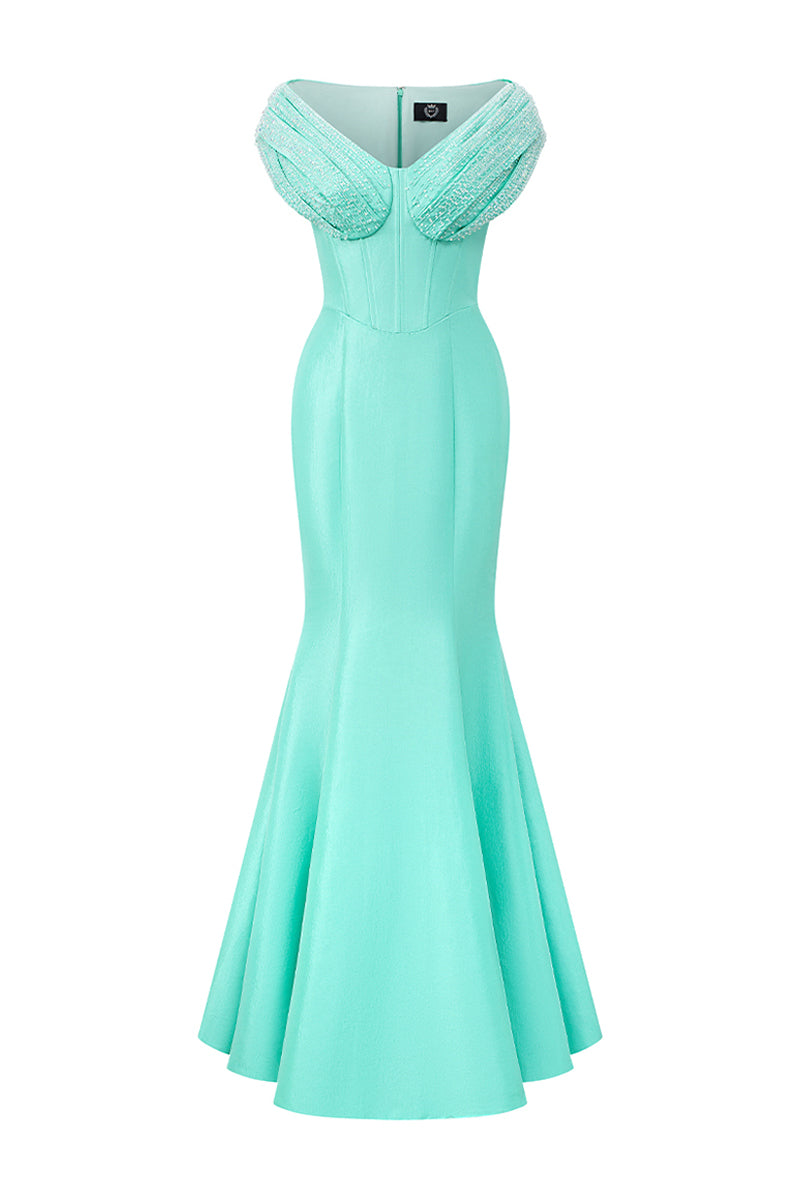 Nysa Off-Shoulder Maxi Dress