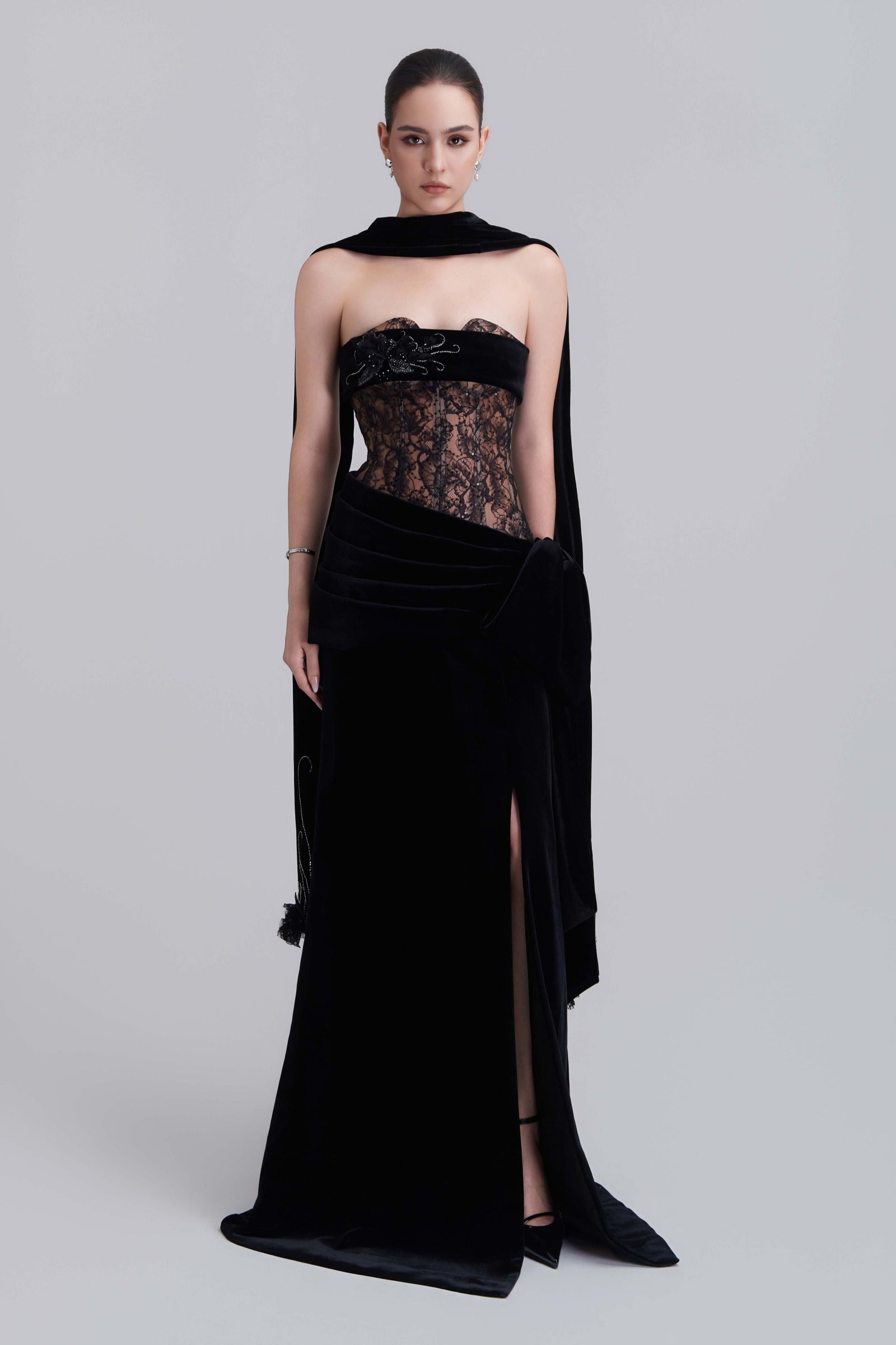 Naomi Strapless Maxi Dress