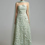 Lyra A-line Scarf Neck Polyester Maxi Dress