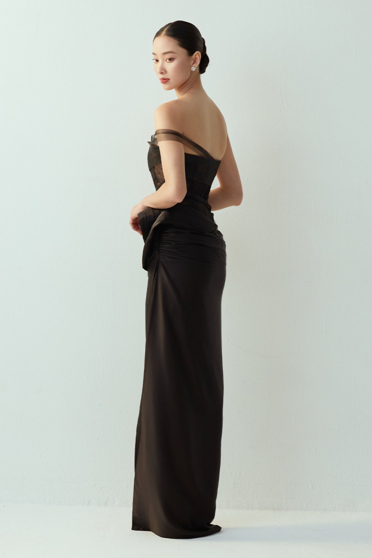 Vela Draped Maxi Dress