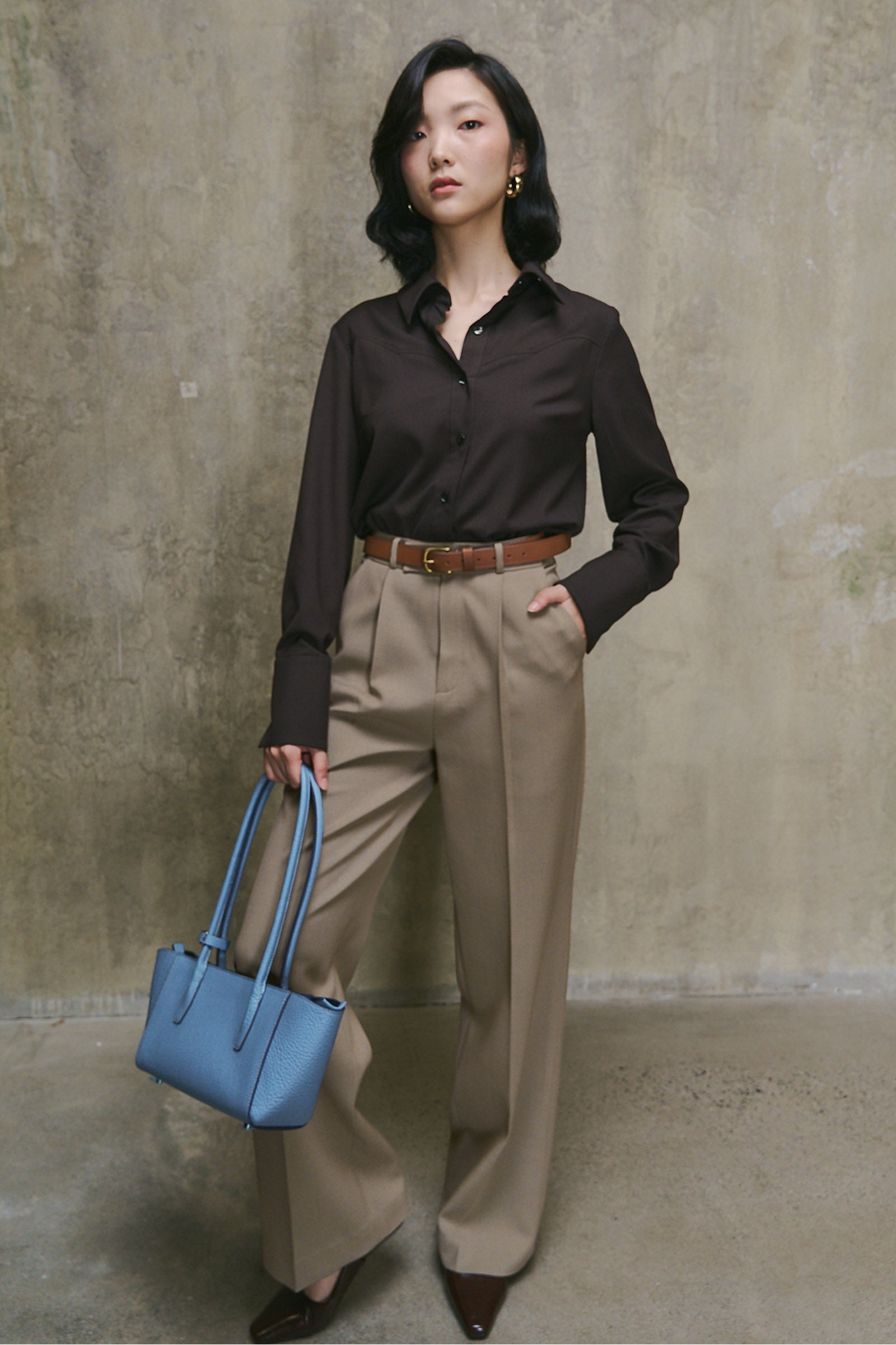 Velin Cuff Sleeve Shirt