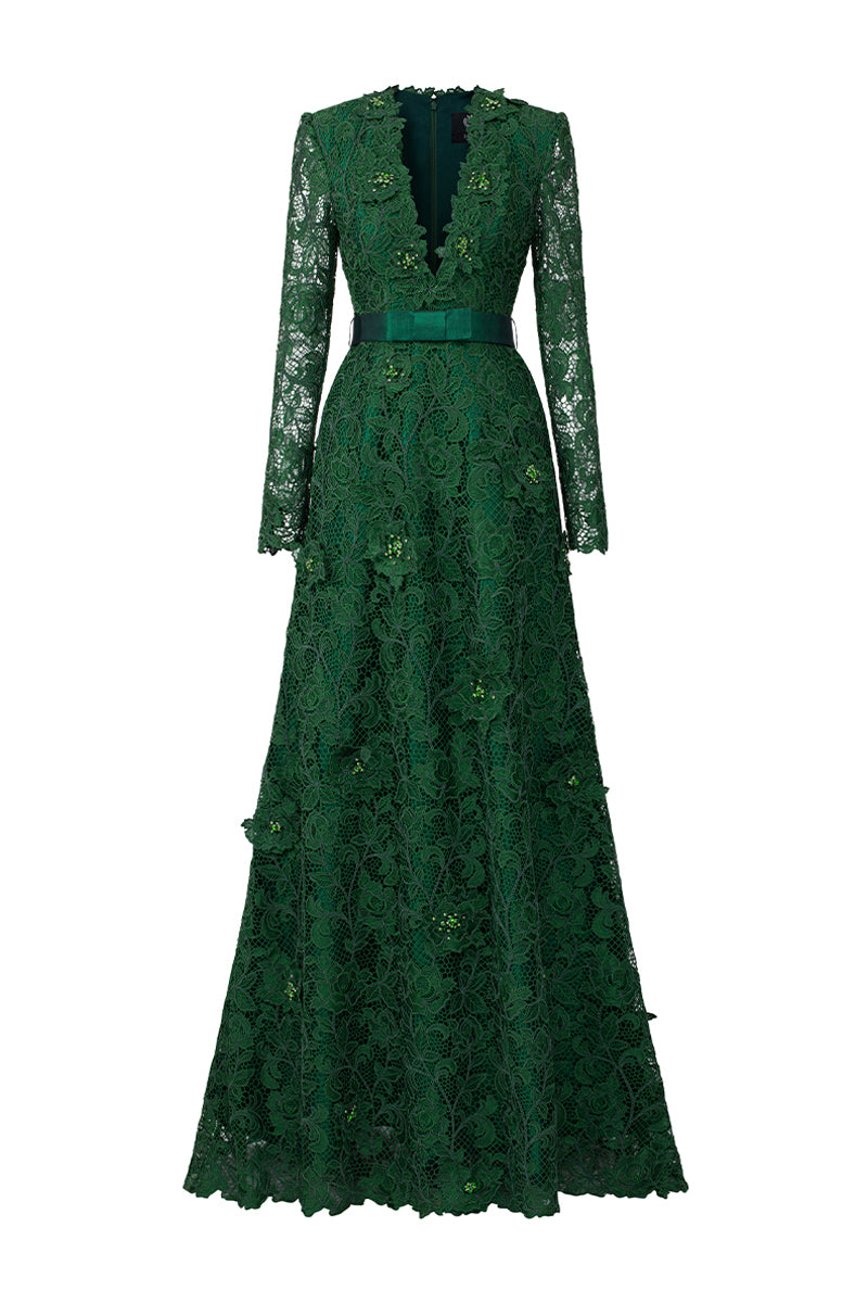 Sylve V-Neck Maxi Dress
